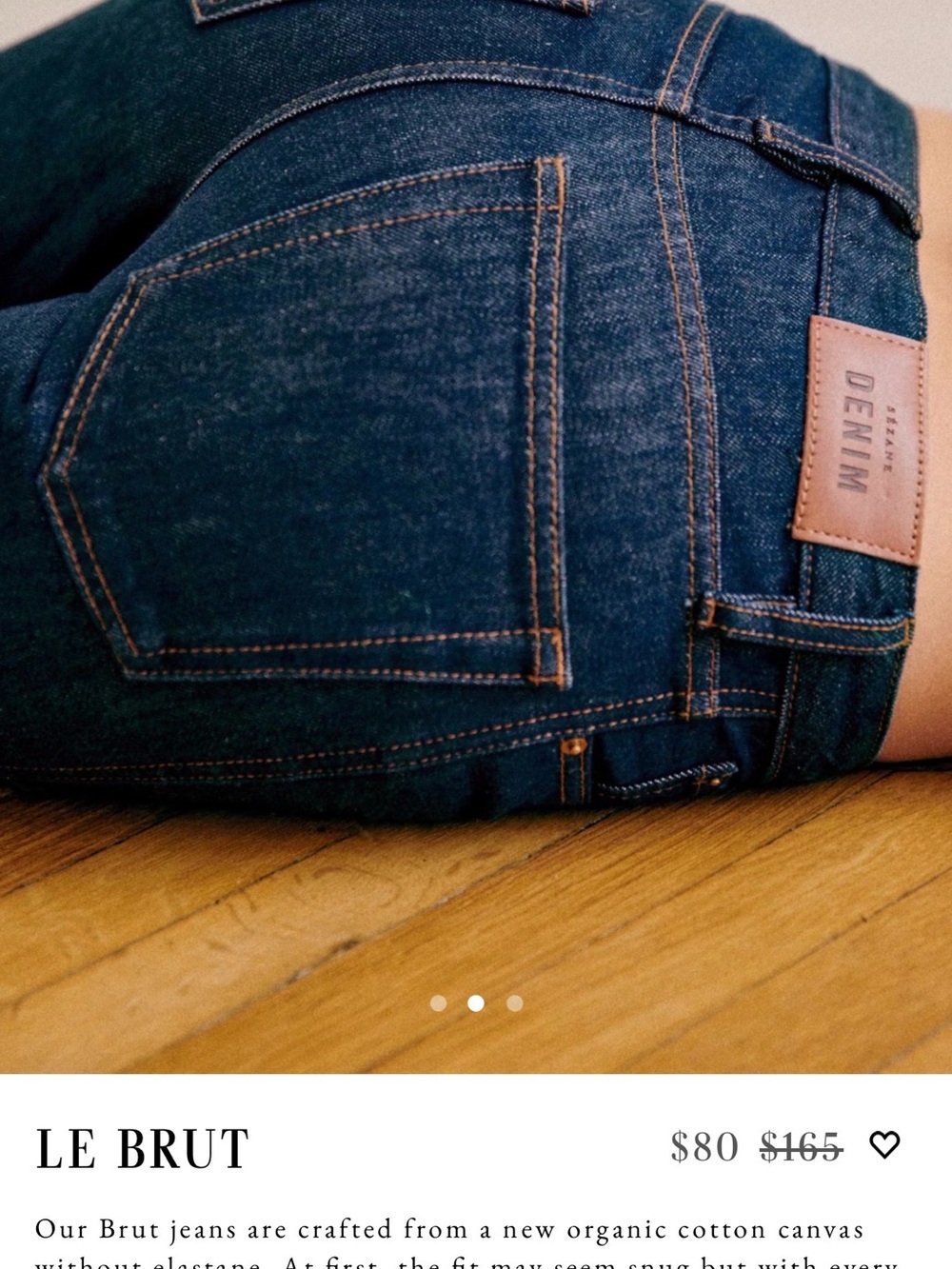 Sézane Women's Le Bruit Sexy Jeans in Indigo